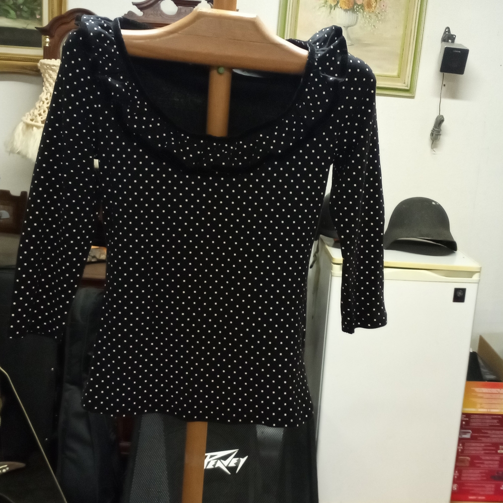 Polka dot blouse